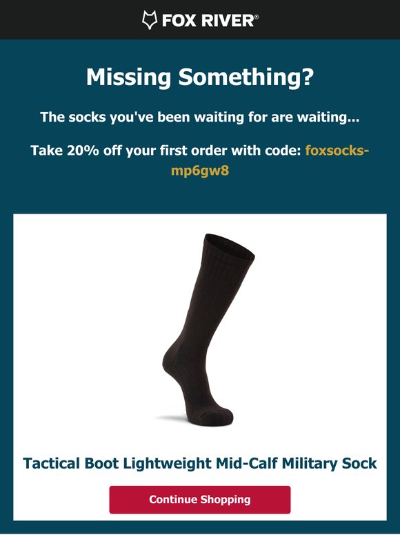 Is Tactical Boot Lightweight Mid-Calf Military Sock the one that got away? Not anymore! 🎣
