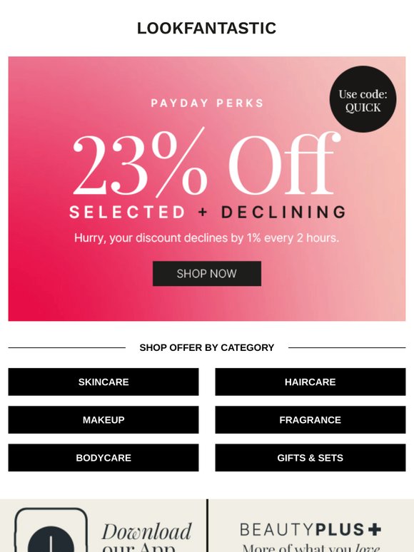 25% Off & Declining | Your Time Starts NOW
