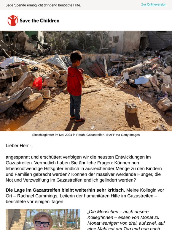 Gazastreifen – die Hungerkrise verschärft sich dramatisch