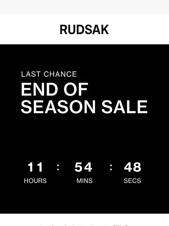 Last chance -50%