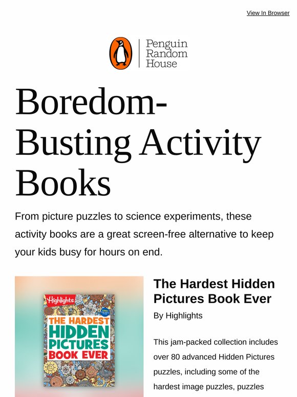 Beat Summer Boredom With These Activity Books