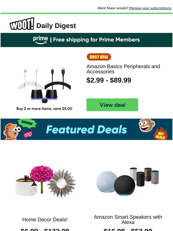 Daily Digest: Amazon Basics Peripherals and Accessories and more!