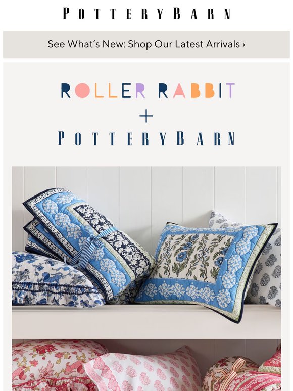 Introducing 🐘 Roller Rabbit x Pottery Barn
