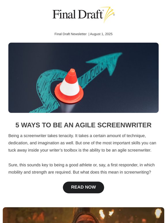 5 ways to be an agile screenwriter