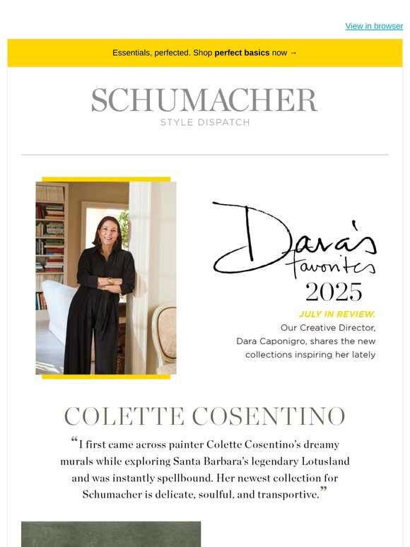 Our Creative Director’s Latest Go-To’s!