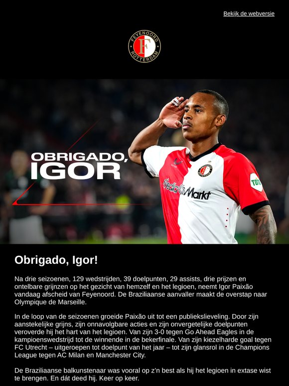 Obrigado, Igor!