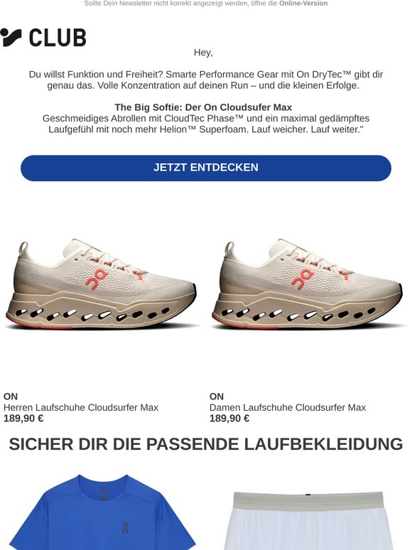 SOFT WINS – Lauf weicher. Lauf weiter.