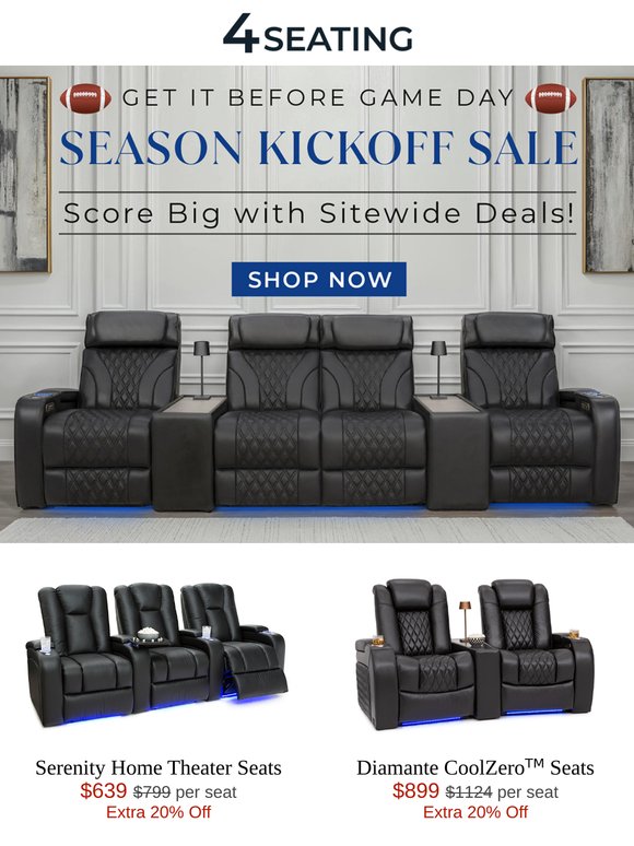 🏈 Game Day Comfort Starts Here.