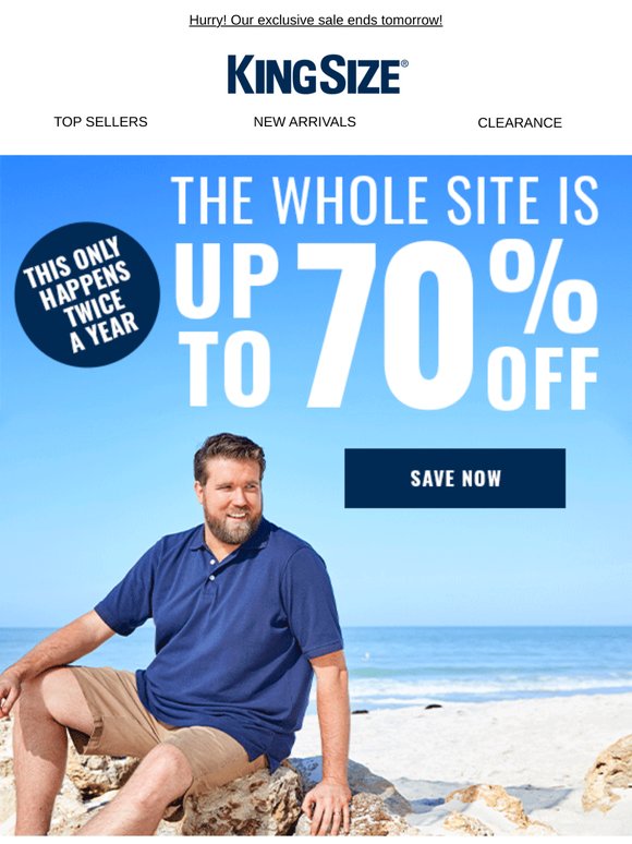 Up to 70% Off Sitewide Ends Soon!