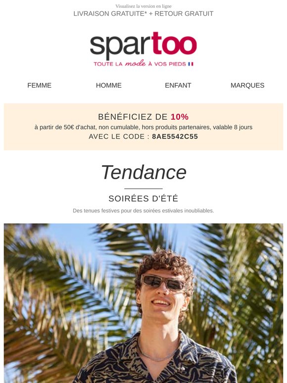 🕶️ En mode estival du matin au soir. Livraison offerte.