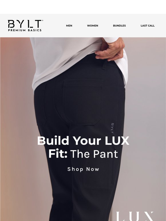 The Wait is Over: New LUX Pant