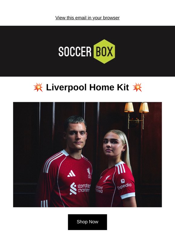 🔥 Liverpool Adidas Kit Available Now