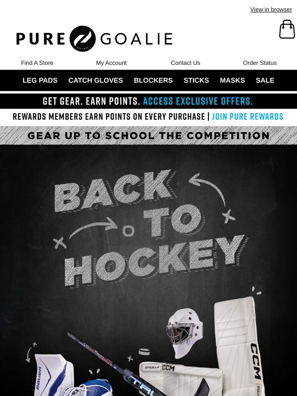 Hey, Gear Up To School The Competition This Season With New Gear From Bauer, CCM, TRUE & Vaughn!