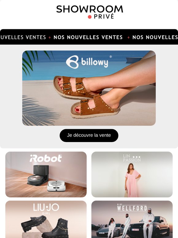 BILLOWY, LAGUIOLE, LIN PASSION et 13 nouvelles ventes en ligne aujourd'hui