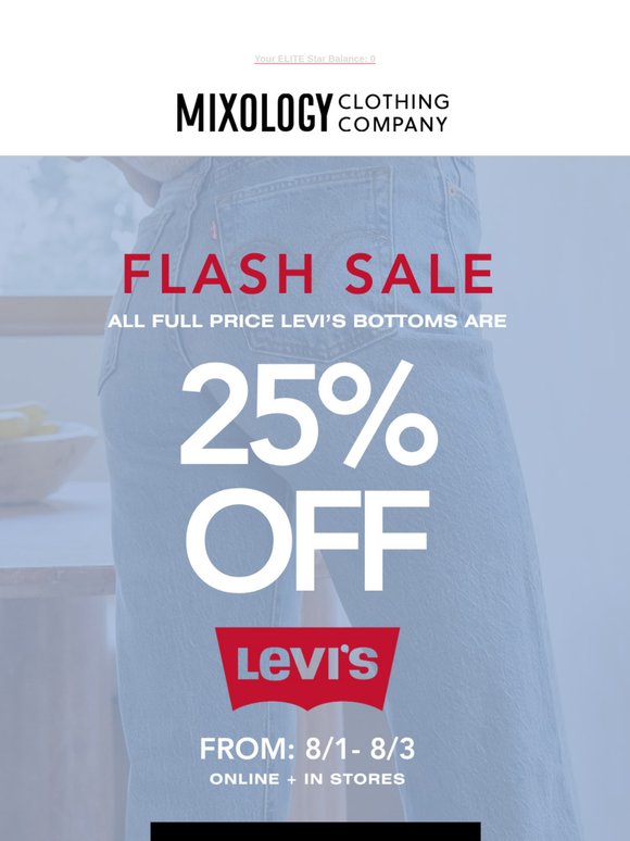 3 Days to Save on Levi’s