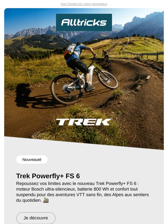 Explorez sans limites avec Trek Powerfly+ FS 6 !