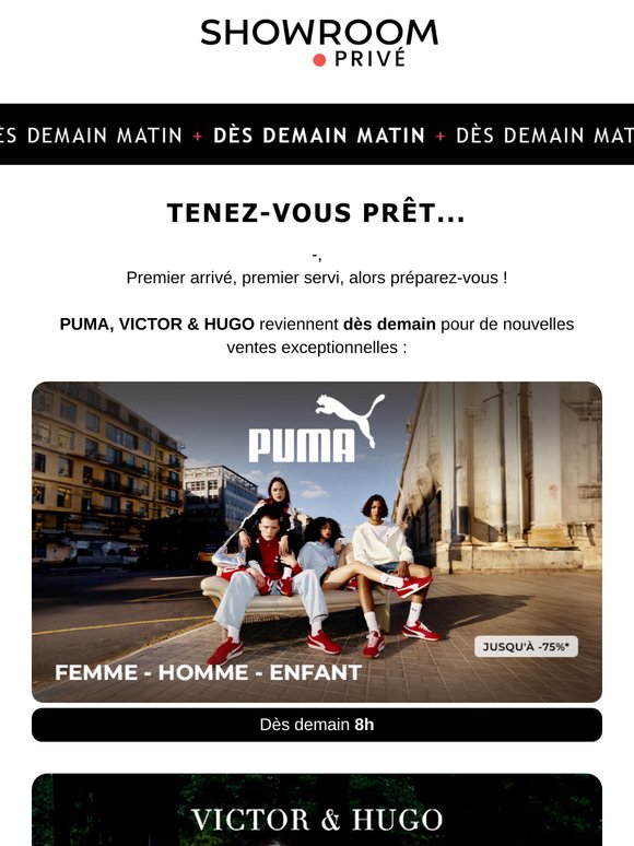 Vous attendiez des nouvelles de PUMA, VICTOR & HUGO ?