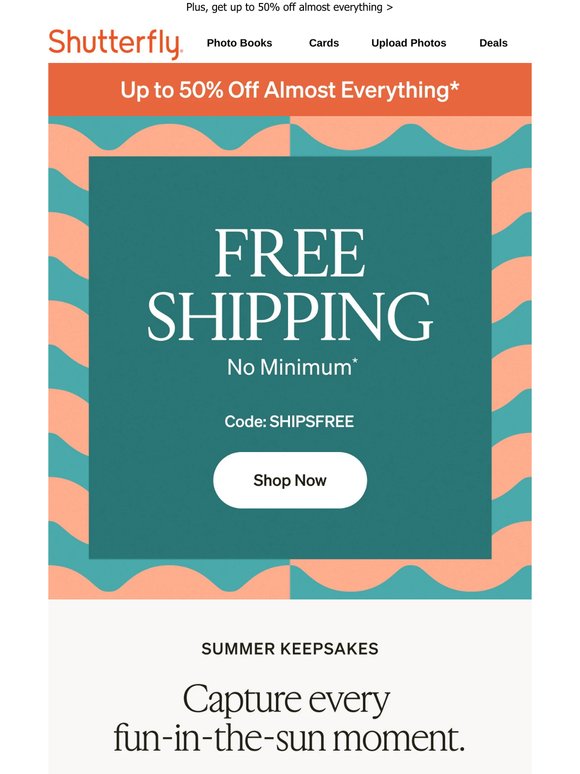 Free shipping?! It’s true 👏 Time to make something special!