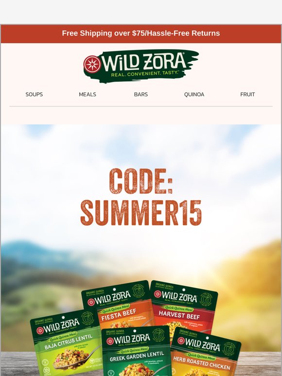 Your Best Summer Yet—15% Off Paleo & Quinoa Meals 🌞