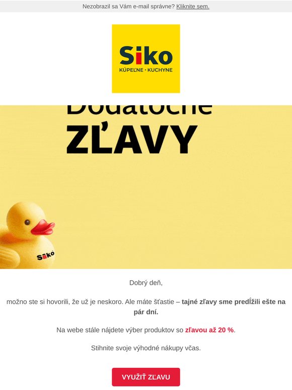 Tajné zľavy ešte chvíľu pokračujú