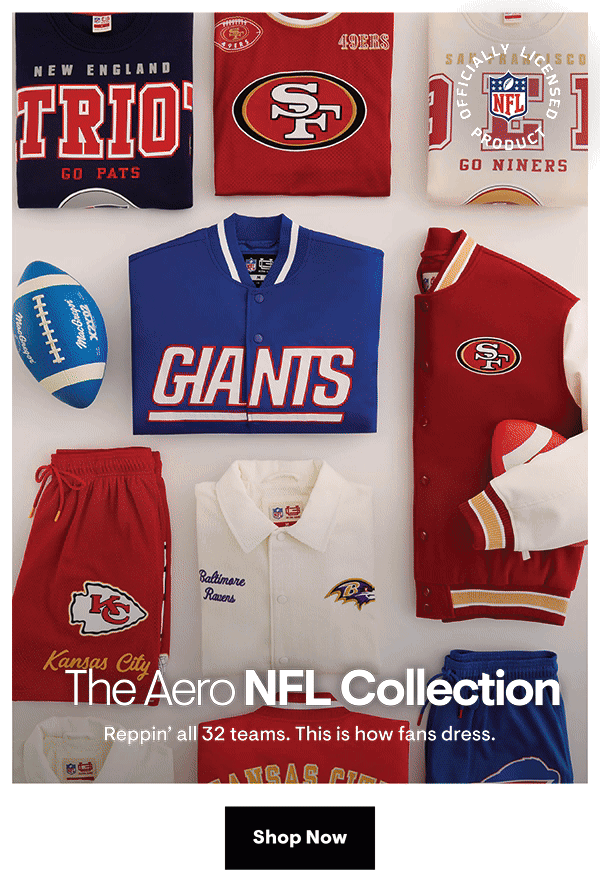 Shop the Aero NFL Collection