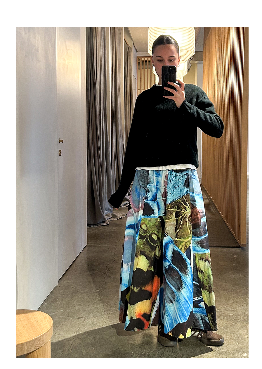 Mosaic Skirt in Monarch
