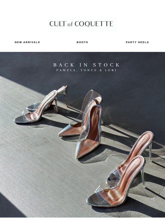 Your Wardrobe’s Best Kept Secret: Clear Heels 🖤