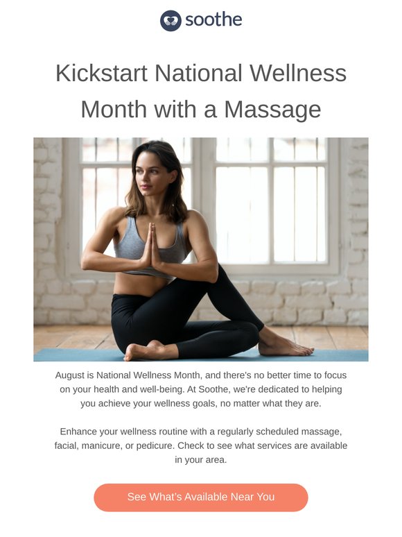 Celebrate National Wellness Month with Soothe 🌟