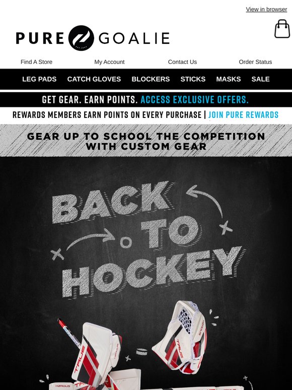 Design Your Gear From The Ice Up With Top Custom Sets, Gloves, Blockers, Sticks & Protective