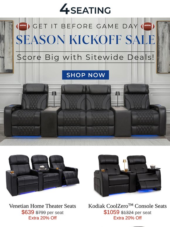 Every Touchdown Feels Better in These Seats!