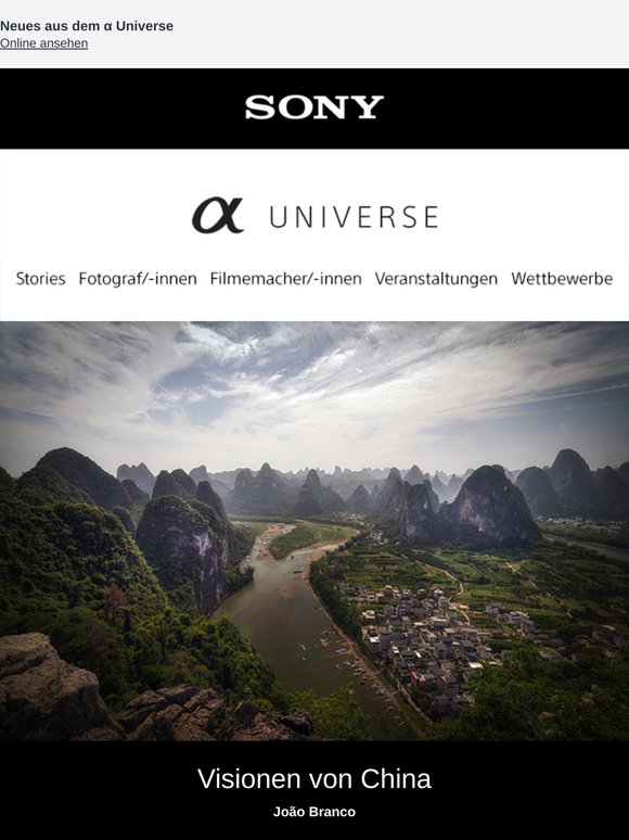 Reisefotografie mit der Alpha 7CR – Newsletter zu α Universe 📷