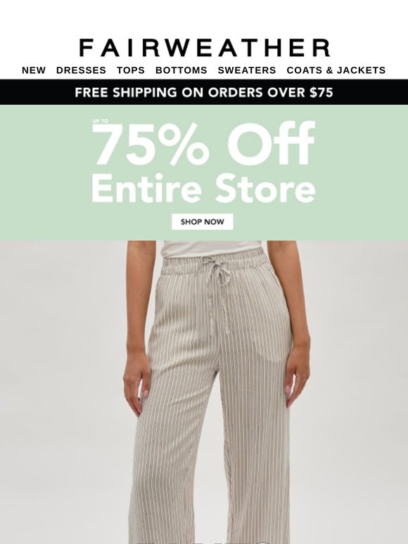 🛒 Save Big! Up To 75% Off Pants