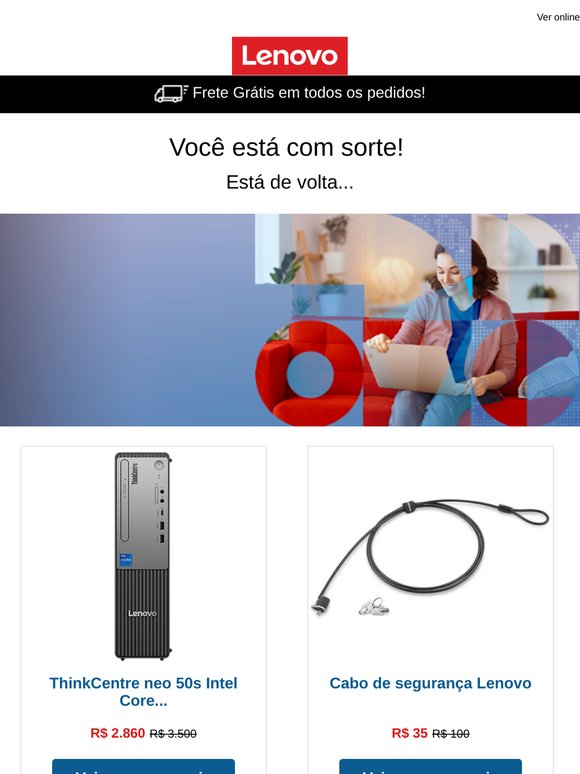 Boas notícias! Olha quem voltou!