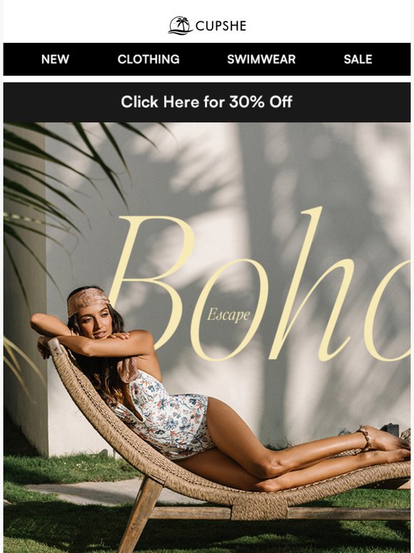 Your Boho Moment Is 30% Off