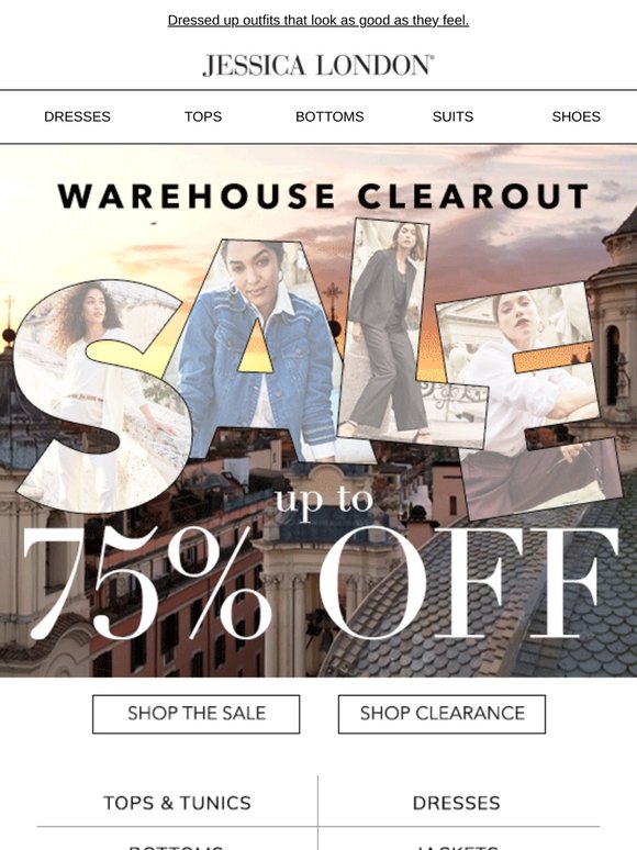 🏝 Up to 75% off summer outfits you’ll love to reach for.
