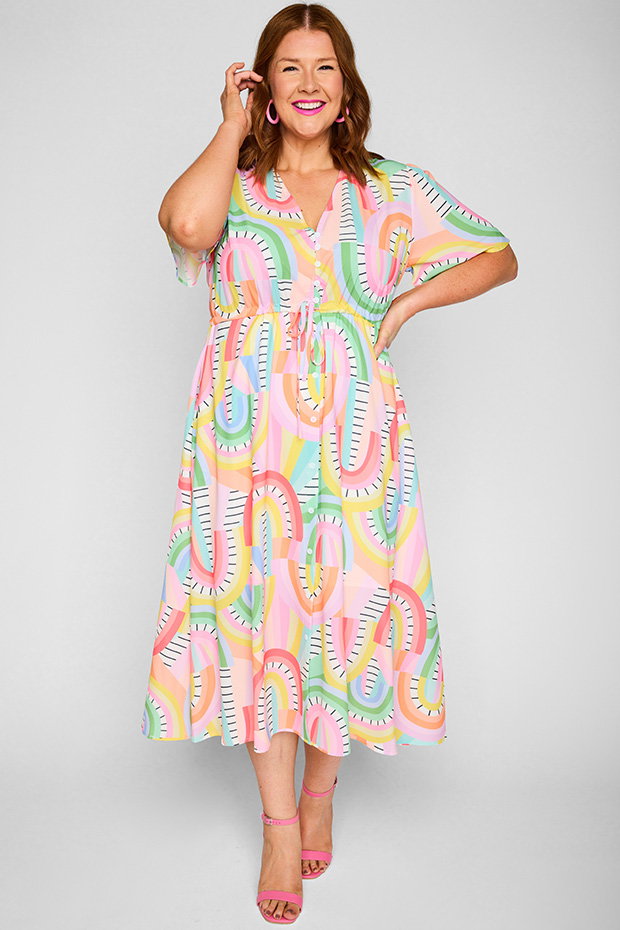 Marley Rainbow Vibing Dress