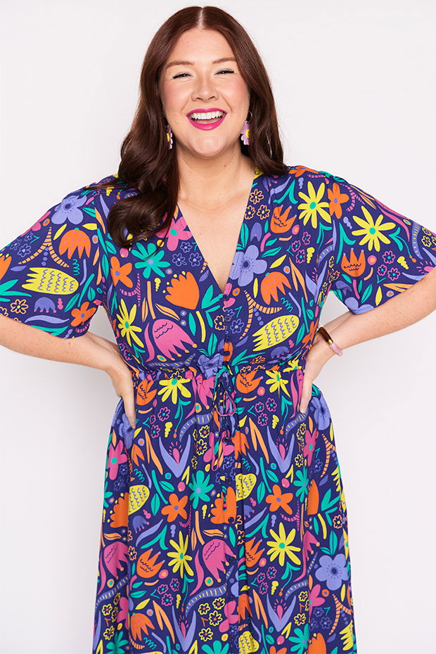 Michelle Springtime Flowers Dress