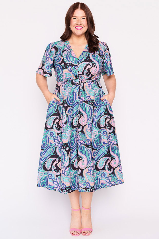 Marley French Paisley Dress