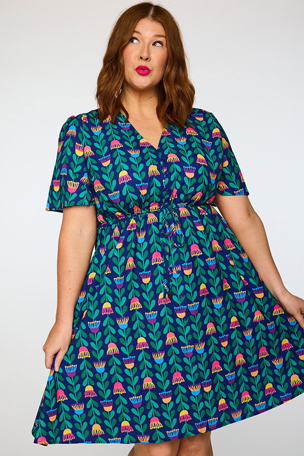 Siena Eucalyptus Buds Dress