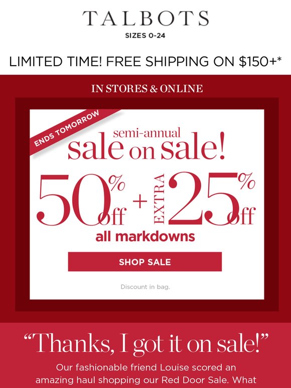 👀 Look at this Red Door SALE HAUL!