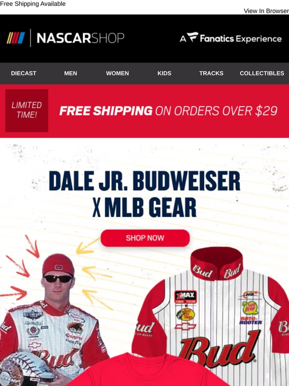 Nostalgia Never Looked This Good: Dale Jr. x Bud x MLB