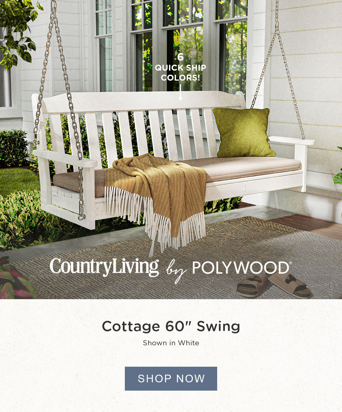 Shop Cottage 60" Swing
