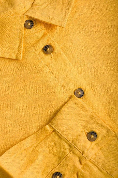 Linen Blend Oversize Shirt