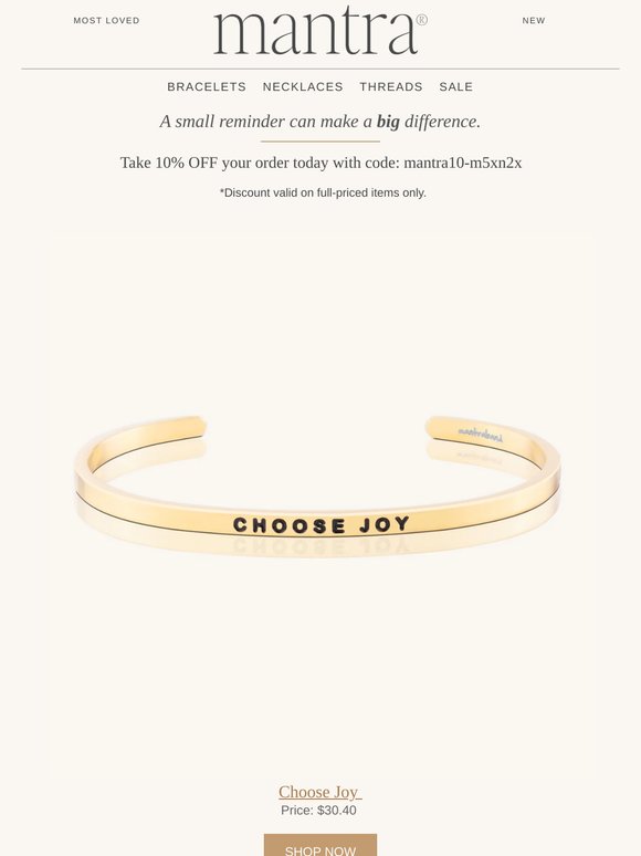 Is "Choose Joy" still the one you’re thinking of?