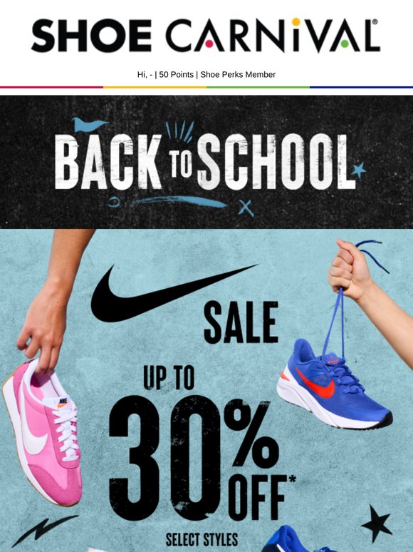 Our Lowest Price Guarantee + 30% off NIKE