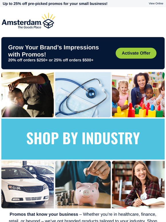 Your Industry Items Are Waiting
