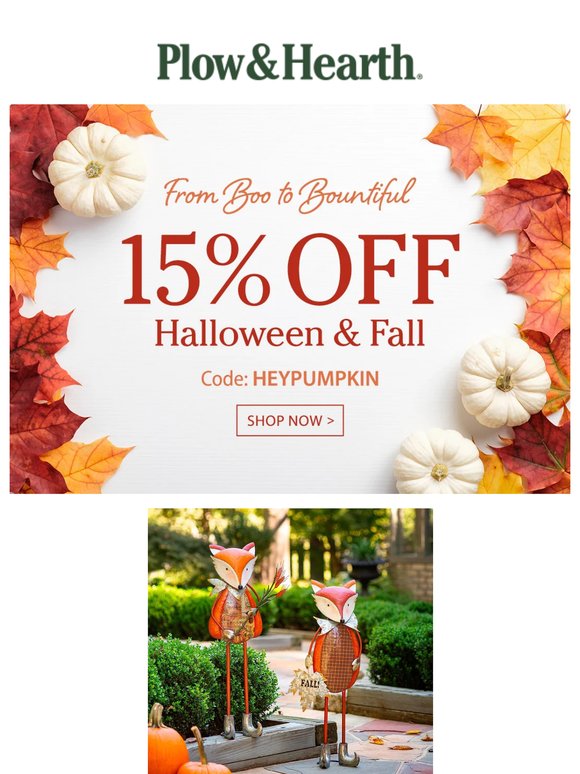 We've Got Gourd Luck for You. 15% off Your Favorites
