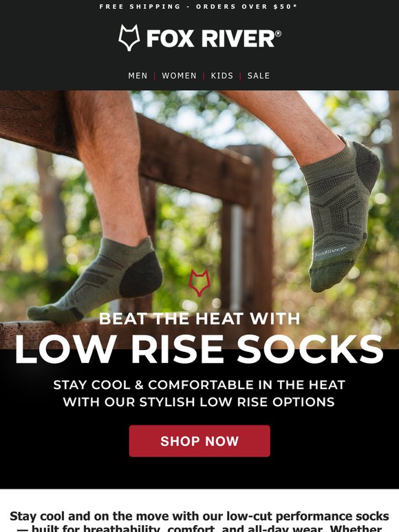 Stay cool and on the move with our low-cut performance socks