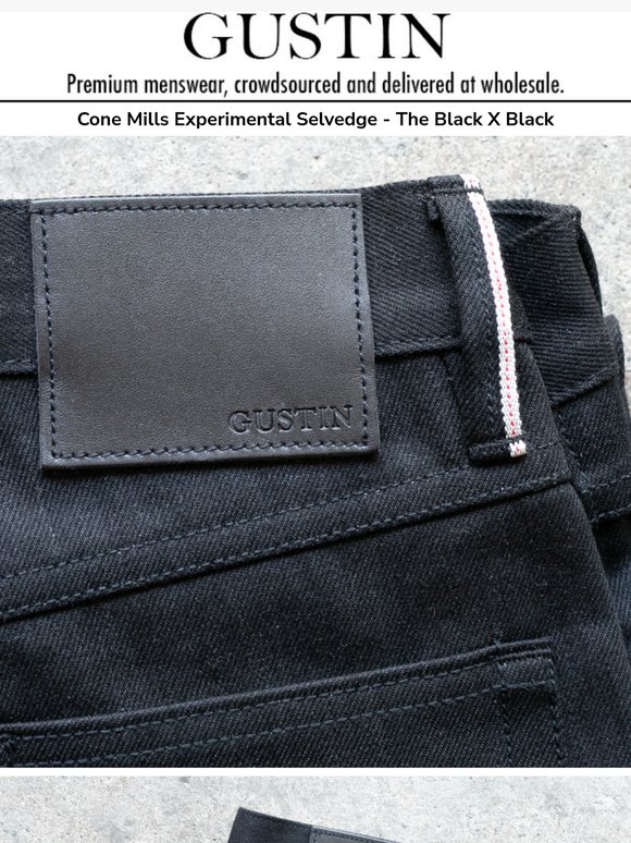 The Black X Black - Cone Mills Experimental Selvedge
