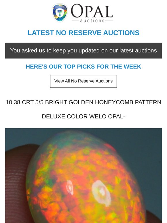 💎 Opal Auctions Finishing Soon